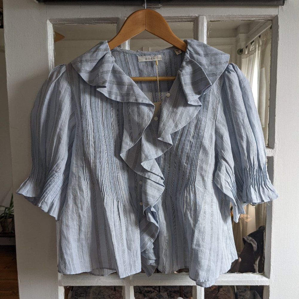 Doen Henri Top in Saint Pierre Stripe in Size Small